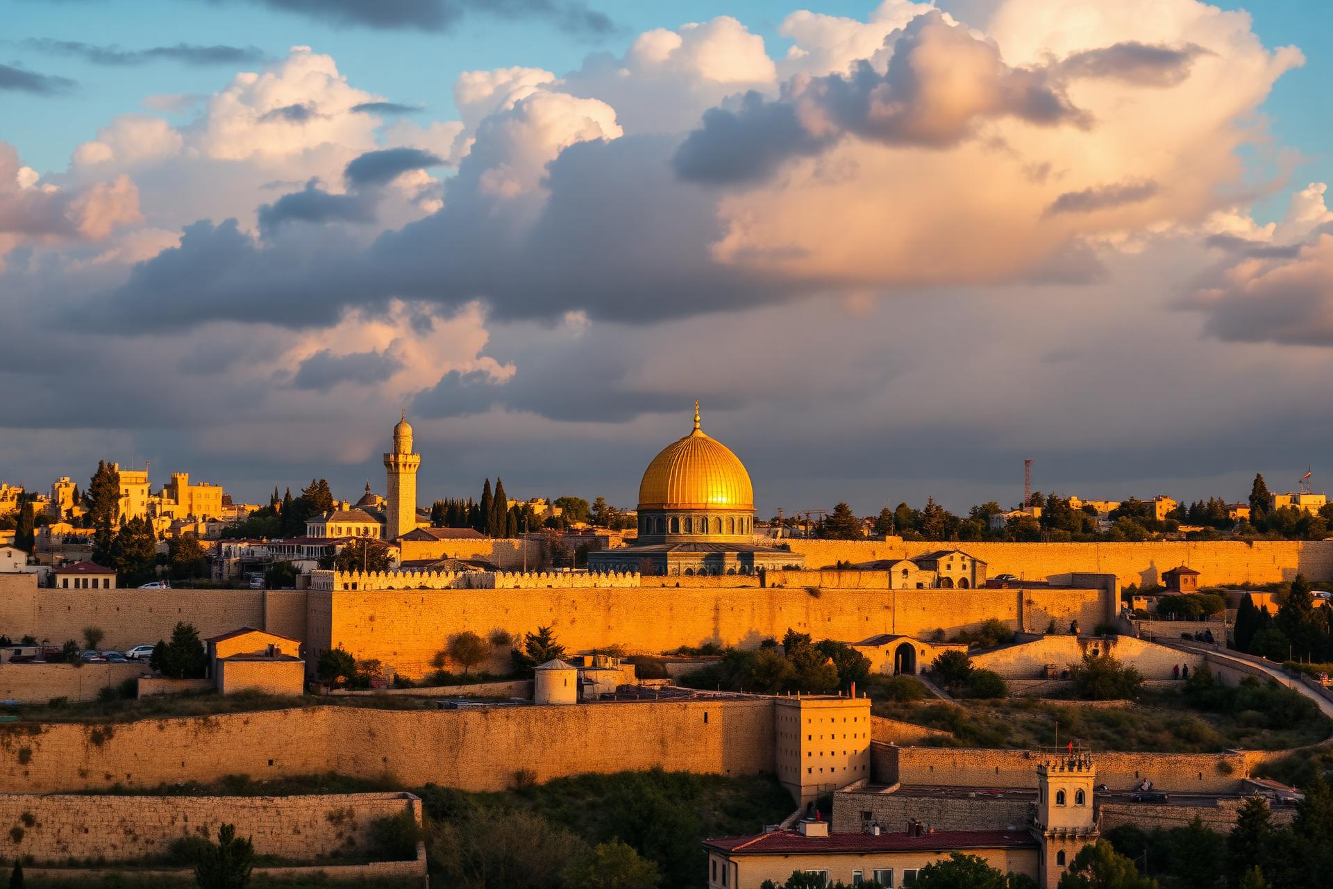 Jerusalem at golden hour